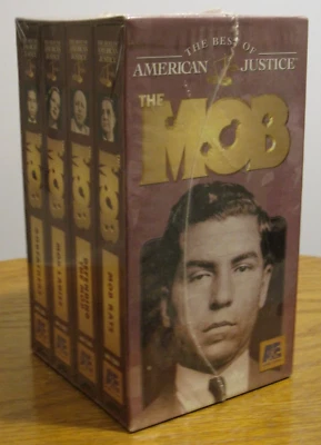 A&E The Best of American Justice: The MOB - VHS 4-Tape Box Set (Never Opened!) - Image 1 of 4