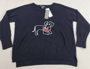 French Connection Maglione Donna L Large Girocollo 78RSG Navy Donna - Foto 1 di 9