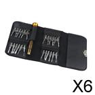 6X 25 in 1 Mini Screwdriver Kit Sets for Watch Glasses Smartphone Laptop