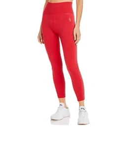 Free People High Rise Ankle Free Throw Ribbed Cropped Leggings Size Medium - Picture 1 of 7