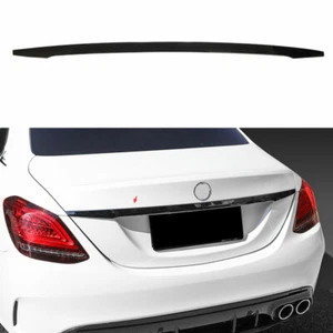 For 2015-2021 Benz C-Class W205 chrome black Rear Tailgate Trunk Lid Cover Trim - Picture 1 of 11