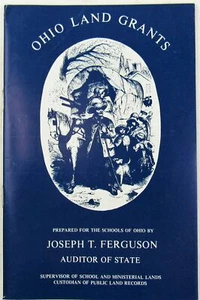 1980 Ohio Land Grants Jos Ferguson Auditor Book Genealogy Reference Edition PB - Picture 1 of 4