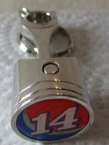 Tony Stewart # 14 CHROME PISTON METAL KEYCHAIN ! FREE SHIPPING ! FAST SHIPPING ! Cover
