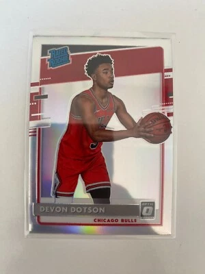 2020-21 Donruss Optic Holo Prizm #173 Rookie Devon Dotson NBA Basketball Card - Image 1 of 2
