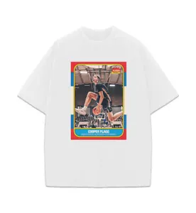 Camiseta Cooper Flagg Rookie Card Fleer estilo baloncesto vintage para hombre - Imagen 1 de 5
