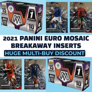 2021 Panini Mosaic UEFA Euro Soccer Breakaway Insert - Pick your card