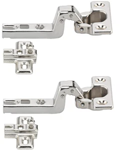 2x Topfscharnier Set Innenanschlag Schrank Scharnier 26 mm Topf Metalla Mini - Bild 1 von 6