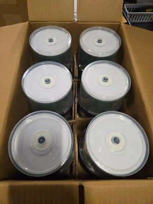 12x 50 US Digital Media Thermal Everest P-55 Hub CD-R Spindles 52x 700MB - Image 1 of 4