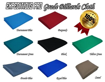 EXPEDITIOUS CPBA Competition Worsted Pool cloth Fast Speed Accuracy Pre-Cut Bed and Rail