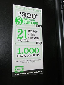 Thrifticar Tours Hertz 1967 Volkwagen Tour Brochure  - Picture 1 of 3