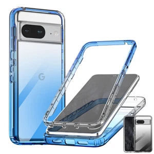 Funda rígida resistente a prueba de golpes transparente degradada para Google Pixel 8/8 Pro - Imagen 1 de 21