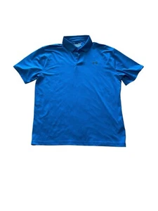 Under Armour Polo Shirt Men's Size Large Performance Polo Blue - Picture 1 of 4