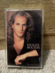 The One Thing by Michael Bolton (Cassette, Columbia) Free Shipping - Picture 1 of 7