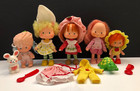 Vintage American Greetings Strawberry Shortcake Dolls, Plus extra items