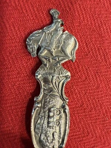 Raton New Mexico Cowboy Bucking Pferd Planwagen Sterling Löffel (S347) - Bild 1 von 15