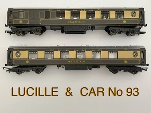 Hornby    Pullman Coaches     " Car No.93 “ & “ LUCILLE “    NEW - Foto 1 di 5