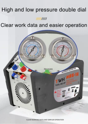 Single Cylinder Recycling Machine Air Conditioner Refrigerant Recovery Machine - Image 1 of 4