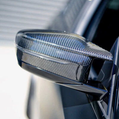 Carbon Fiber Side Mirror Covers Replacement For BMW M3 M4 G80 G82 G83 G87 2020+ - Image 1 of 4