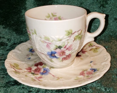 JUEGO DE TAZA Y PLATILLO R/Y HONENBERG BAVARIA ALEMANIA DEMITASSE DEFECTO Foto 1 de 4