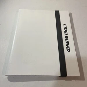 Guardhouse Card Folio WHITE - 20 9-Pocket Pages Holds 360 Cards Portfolio Binder - Picture 1 of 4