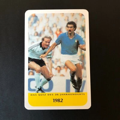 Paolo Rossi 1998 Harenberg Das Quiz Des 20. Century #6127 (tarjeta alemana) Foto 1 de 4