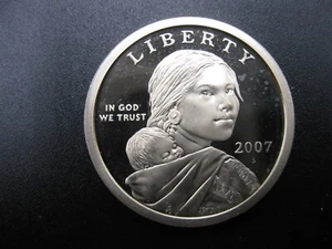 2007 S - Sacagawea Gem++ Deep Cameo Proof #1292502 - Bild 1 von 3