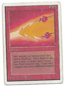Cartas Magic The Gathering 1x Tenedor Juego Pesado Ilimitado, Inglés - Imagen 1 de 2