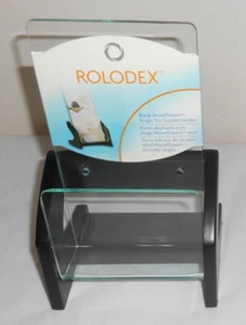 Rolodex schwarz einstufiger Prospekthalter 2007 - hält bis zu 4" breit - NEU - Bild 1 von 8