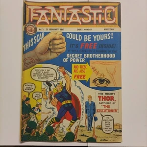 Fantastic #2 British UK Marvel Comic 1967 Odhams  - Imagen 1 de 14