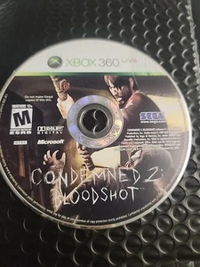 Condemned 2: Bloodshot (Microsoft Xbox 360, 2008) solo disco, probado - Imagen 1 de 2