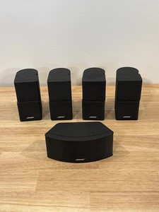 5 Bose Jewel Double Cube Speakers  Perfect Condition w/horizontal center channel - Picture 1 of 5