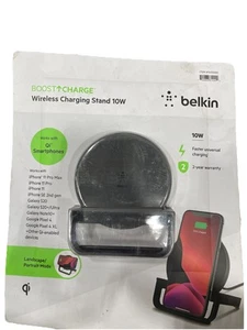Almohadilla de carga inalámbrica Belkin 10W para iPhone, Samsung, Google totalmente nueva - Imagen 1 de 2