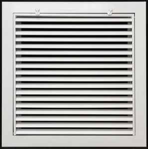 8'' X 8'' Aluminum Return Filter Grille for 1'' Filter - Easy Airflow - Linea... - Picture 1 of 1