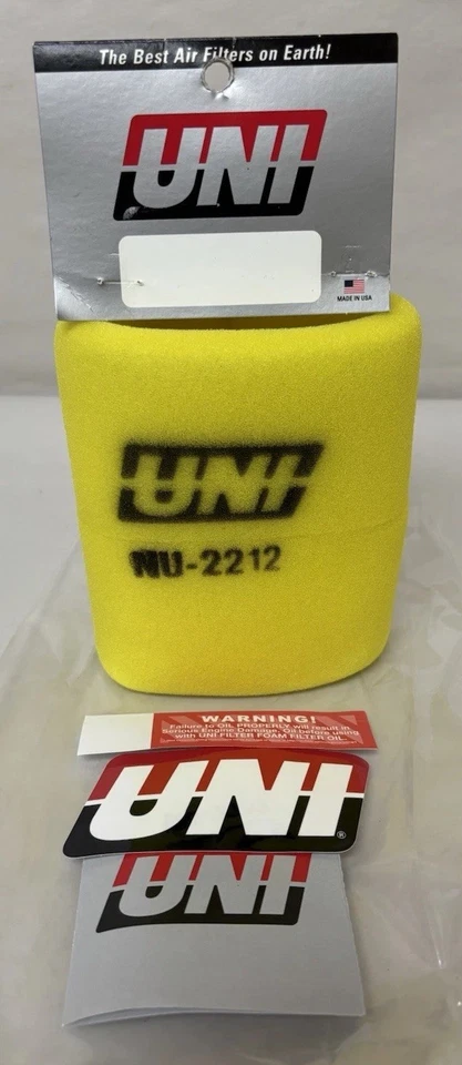 Yamaha 1973-74 moto de cross MX250 MX360 SC500 UNI filtro de aire cantidad 1 #NU-2212 #M1387 Foto 1 de 4