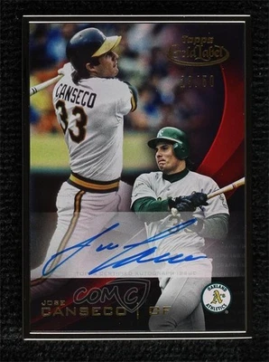 2016 Topps Gold Label Framed Auto Black /50 Jose Canseco #GLFA-JC Auto - Image 1 of 2