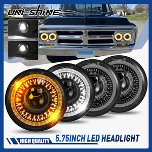 Gradient Halo For GMC C15/C1500 1961-72 Pickup C2500 5.75" 5-3/4" LED Headlights - Picture 1 of 10