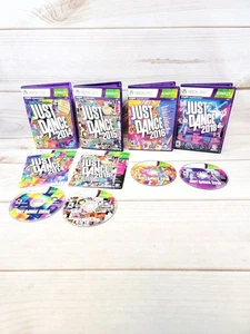 Just Dance 2014, 2015, 2016, 2018 Kinect Xbox 360 Microsoft Lot of 4 - TESTED - Picture 1 of 23