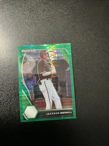 2021 Panini Draft Picks Green Pulsar Prizm Parallel Jackson Merrill #PDP27 - Bild 1 von 2