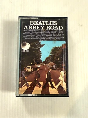BEATLES Abbey Road CASSETTE 1969 Apple 4XT 383 US ORIGINAL w/ PAPER LABELS NICE! - Image 1 of 4