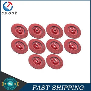 10 PCS Type 29 Ceramic Grain Flap Sanding Discs 4-1/2" x 7/8" 80 Grits - Bild 1 von 15