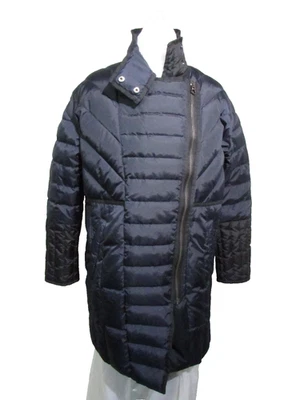 Madewell длинный пуховик куртка, черный выстеганный, размер средний - Изображение 1 из 4