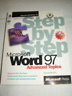 Microsoft Word 97 Advanced Topics Advanced Self-Study Kit with 3.5" Floppy Disk