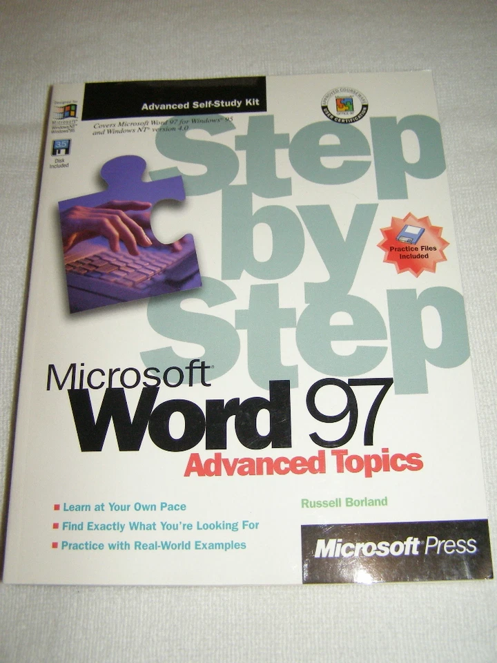 Microsoft Word 97 Advanced Topics Advanced Self-Study Kit with 3.5" Floppy Disk - Image 1 of 1