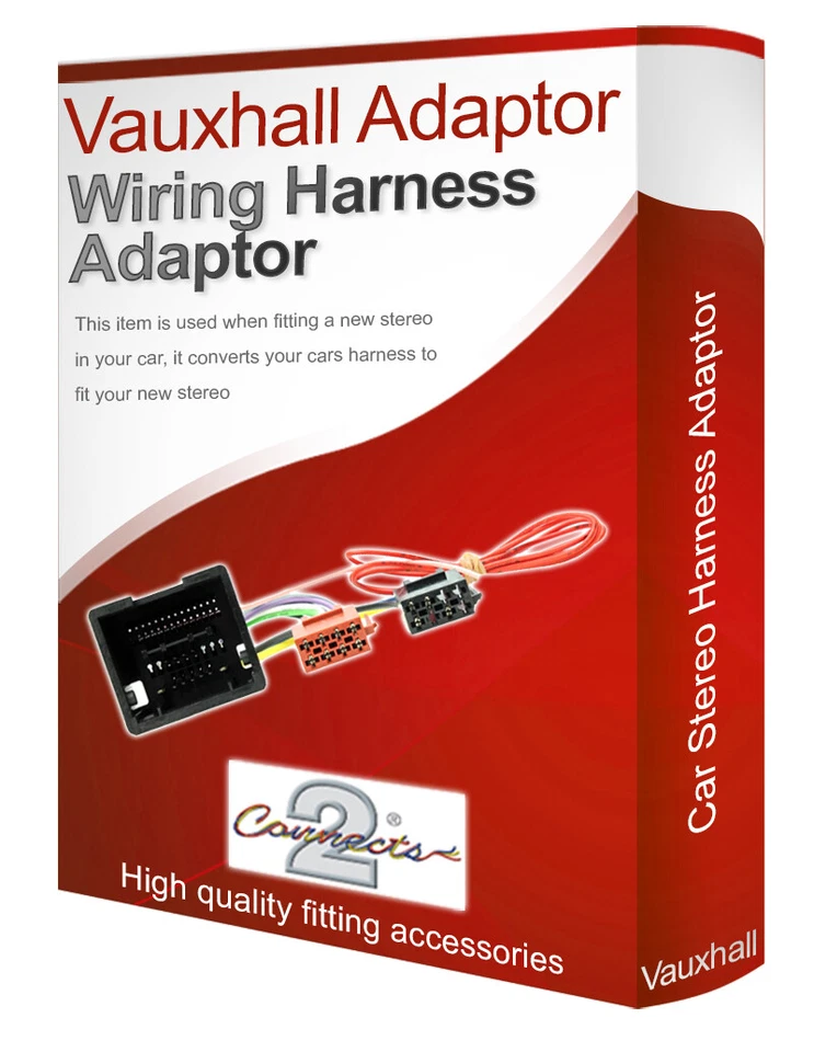 Opel Astra J Radio CD Estéreo Cableado Cable Adaptador Iso Convertidor - Imagen 1 de 1