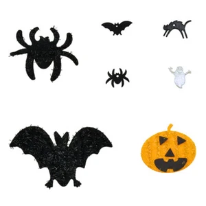 20Pcs Halloween Pumpkin Spider Bat Ghost Patches Sew on Bags Coat Badge Applique - Picture 1 of 16