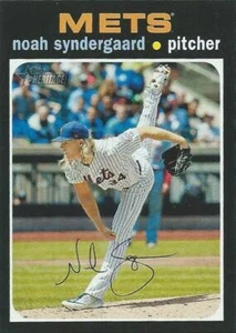 Noah Syndergaard 2020 Topps Heritage Baseball Short Print #428 HIGH GRADE - Picture 1 of 2