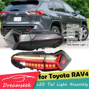 LED Rear Tail Light Assembly Brake for Toyota RAV4 2020-2022 Dynamic Turn Signal - Picture 1 of 14