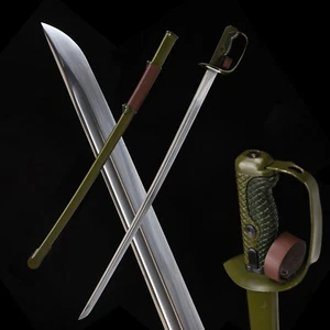 MILITARY CHINESE ARMY TYPE 65 CAVALRY SWORD SABER TOP STAINLESS STEEL BLADE - Picture 1 of 13