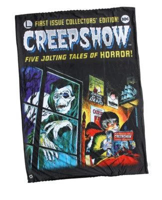 NEW Creepy Co Creepshow COMIC BOOK Throw BLANKET 60x42" Horror Halloween TV Film - Image 1 of 4
