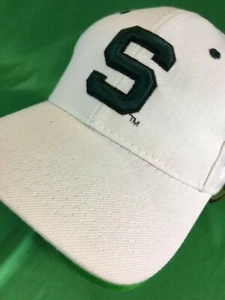 NCAA Michigan State Spartans Zephyr White Youth Hat/Cap 6-7/8 NWT - Picture 1 of 9